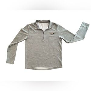 Nike Dri Fit NBA Pelicans Women's Quarter Zip Long Sleeve Shirt Sz Med With Flaw